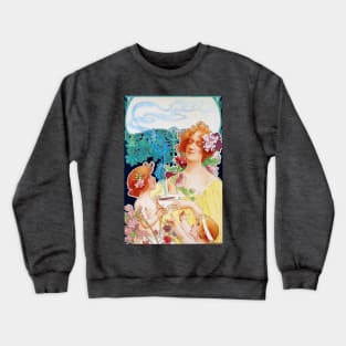 Hot Chocolate Poster Crewneck Sweatshirt